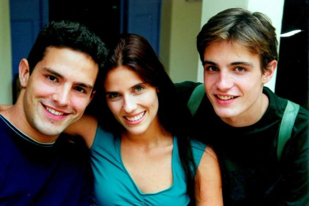 Iran Malfitano atuou ao lado de Rafaela Mandelli e Max Fercondini em "Malhação" (Foto: Reprodução/TV Globo)