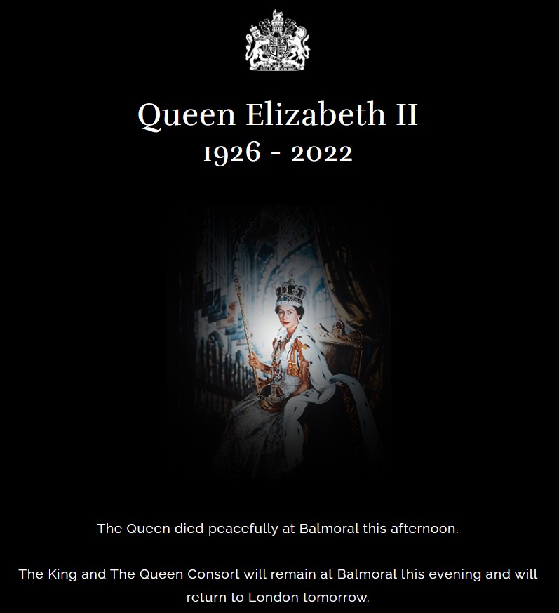 Rainha Elizabeth Morte