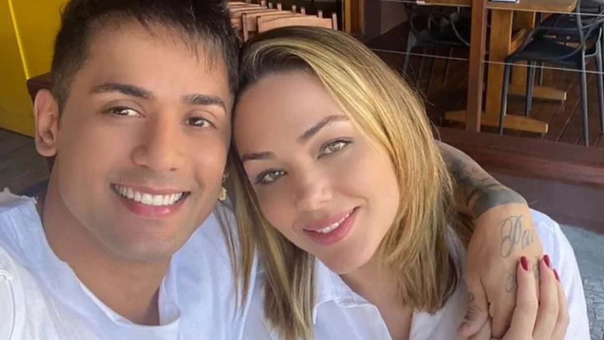 Tânia Mara reata namoro com Tiago Piquilo pela terceira vez e faz declaração romântica nas redes