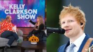 Kelly Clarkson entrevista Sam Smith que fala sobre presente inusitado de Ed Sheeran (Foto: Reprodução/Youtube; Getty)