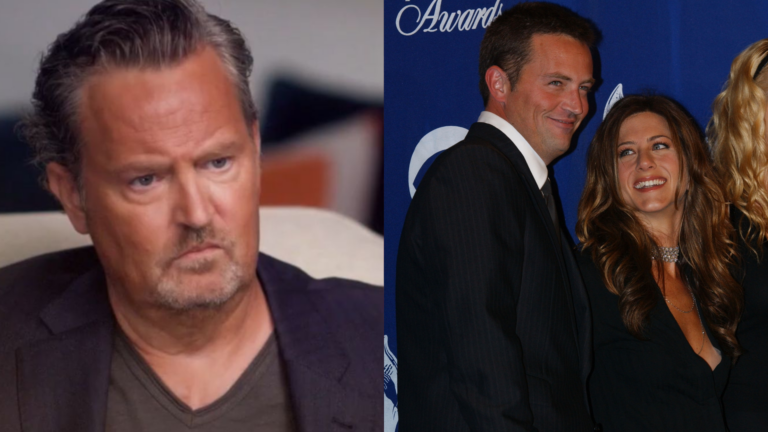 Matthew Perry fala sobre Jennifer Aniston e a ajuda contra as drogas (Foto: Reprodução/Youtube/ABC; Getty)