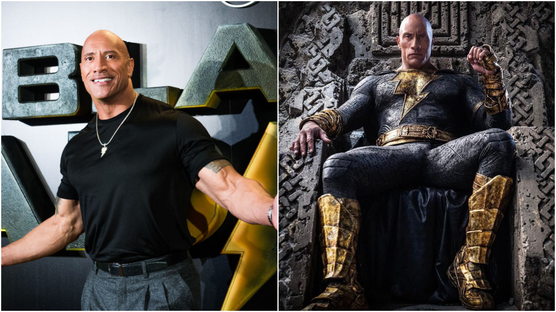 Adão Negro  Dwayne Johnson revela arte oficial e data de lançamento do  filme