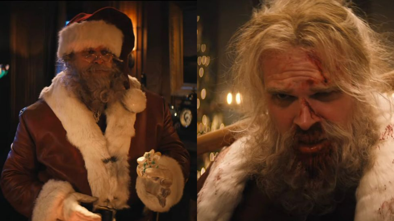 Noite Infeliz: David Harbour é Papai Noel que desce a porrada em bandidos no primeiro trailer do longa; assista