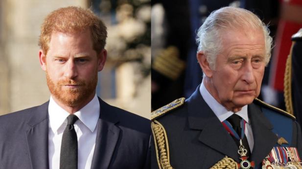 Príncipe Harry e Rei Charles III brigaram no dia da morte de Elizabeth II, diz site; saiba o motivo