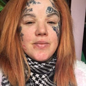 0 Mum Who Gets 3 Tattoos A Week Shares Snaps Before She Got Face Inked