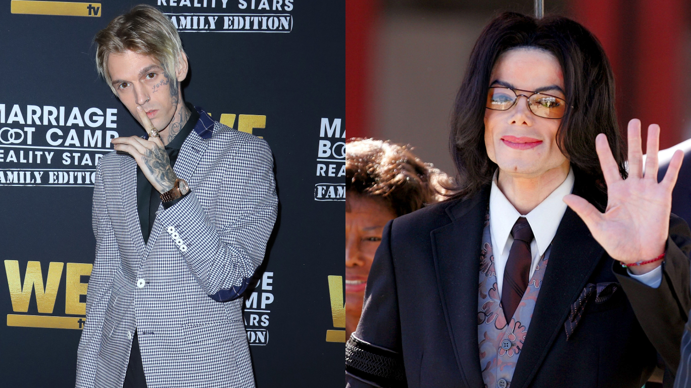 Aaron Carter revela encontro estranho com Michael Jackson seminu em biografia póstuma