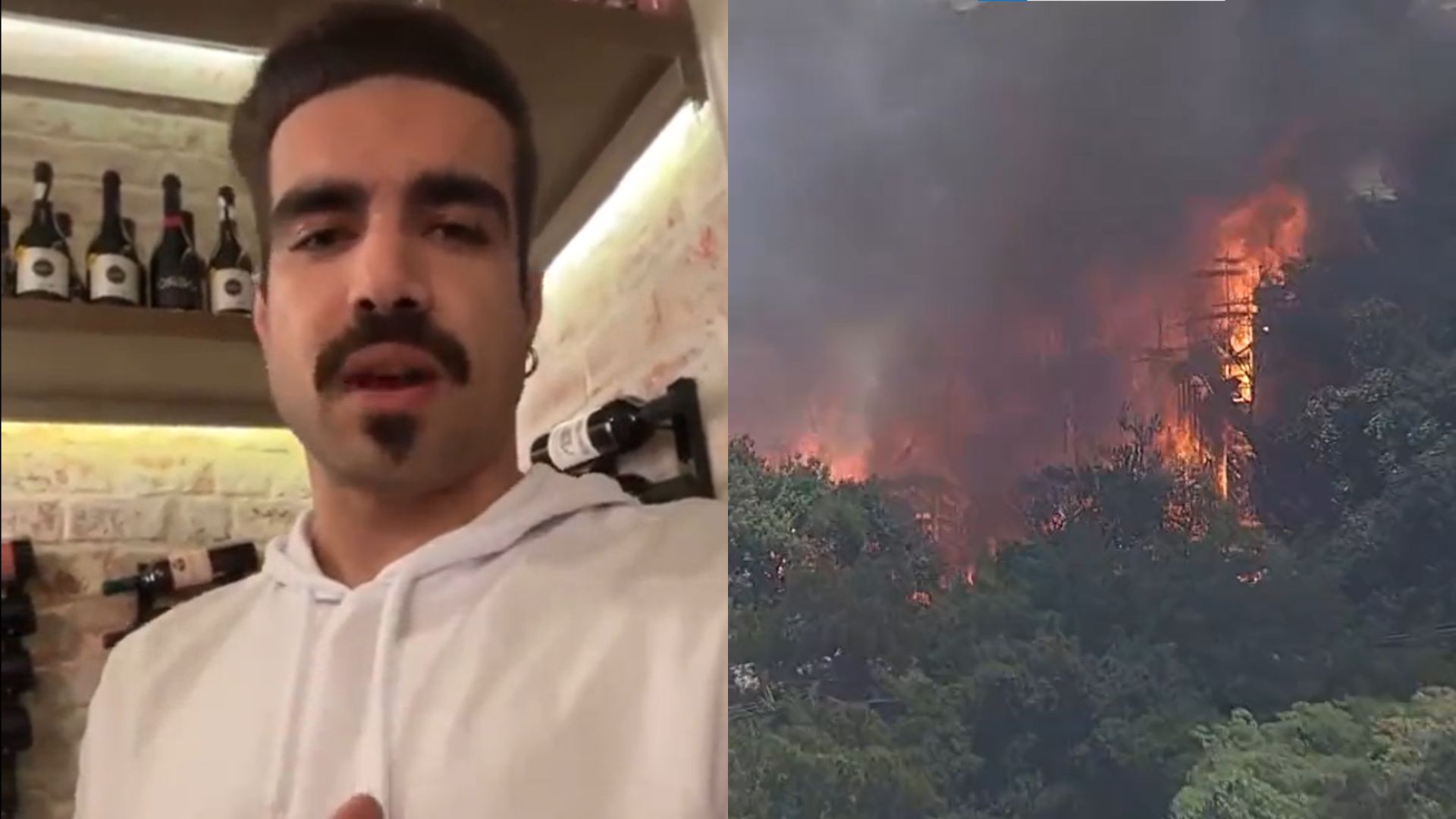 Caio Castro se manifesta sobre incêndio no cenário de “Todas as Flores”; assista