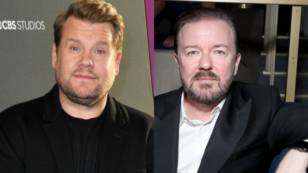 James Corden é acusado de roubar piada de Ricky Gervais (Foto: Getty)
