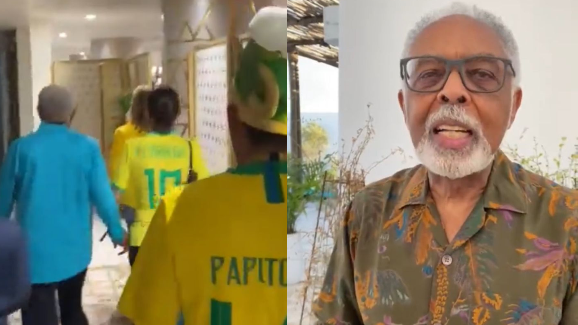 Gilberto Gil é atacado durante Copa do Mundo do Catar, vídeo viraliza e músico se manifesta; assista