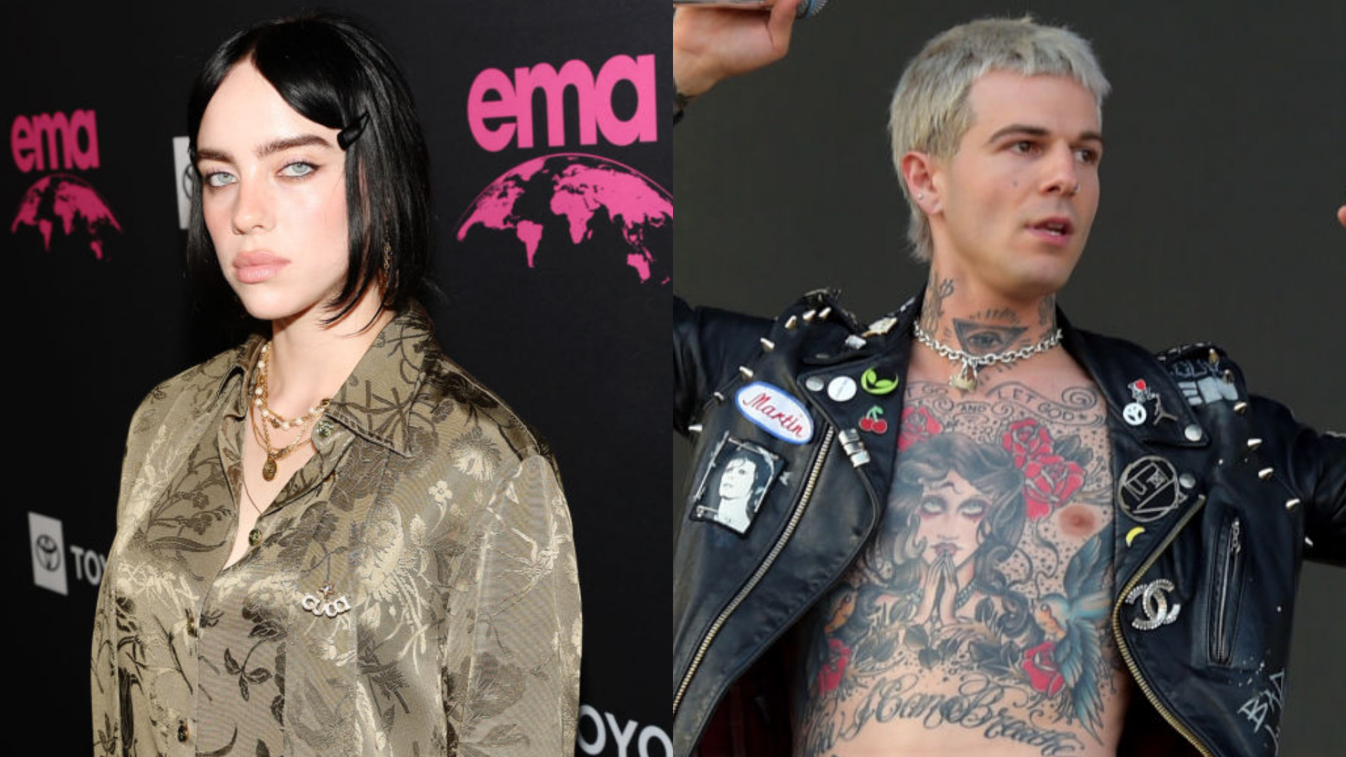 Billie Eilish aparece de mãos dadas com vocalista do The