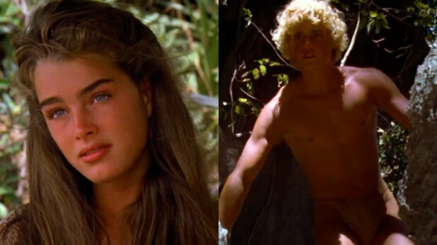 Brooke Shields E Christopher Atkins (reprodução Columbia Pictures)