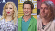 Courtney Love, Brad Pitt, Kurt Cobain