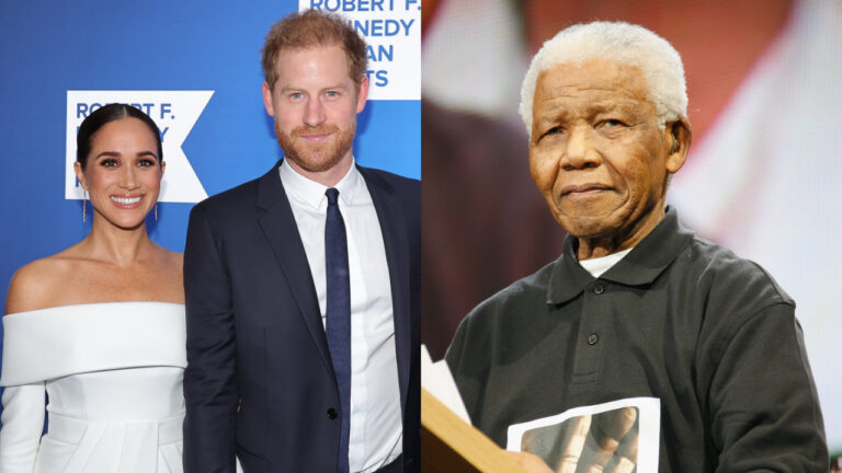 Príncipe Harry Meghan Markle Nelson Mandela