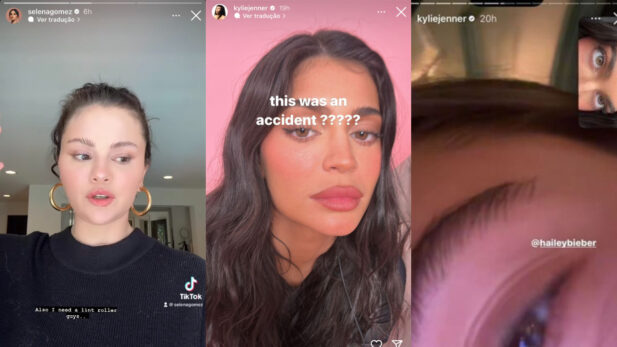 Kylie divulgou os registros horas após perder posto de mulher mais seguida no Instagram para Selena. (Foto: Reprodução/Instagram)