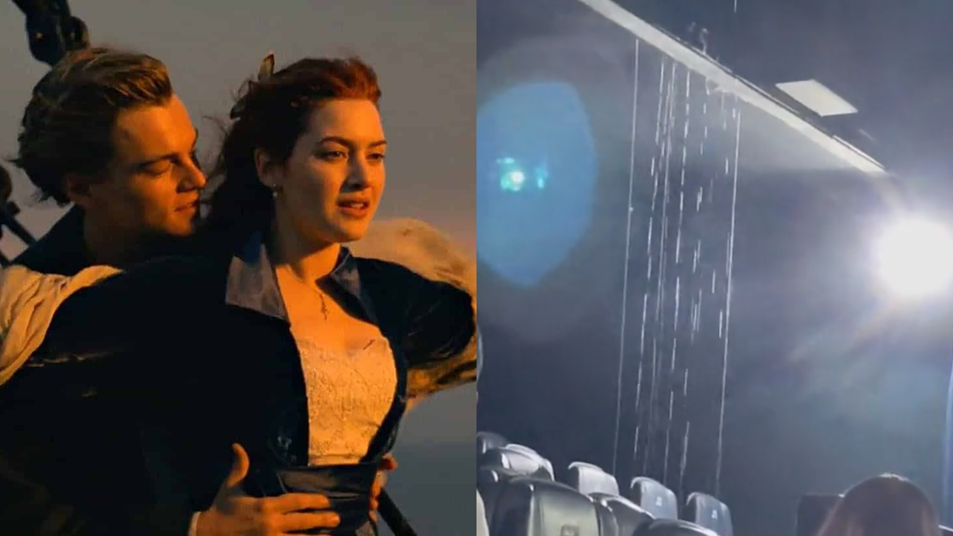 Cinema no RJ alaga durante exibição de “Titanic” e vídeo viraliza: “Mais realista do que imaginei”; assista