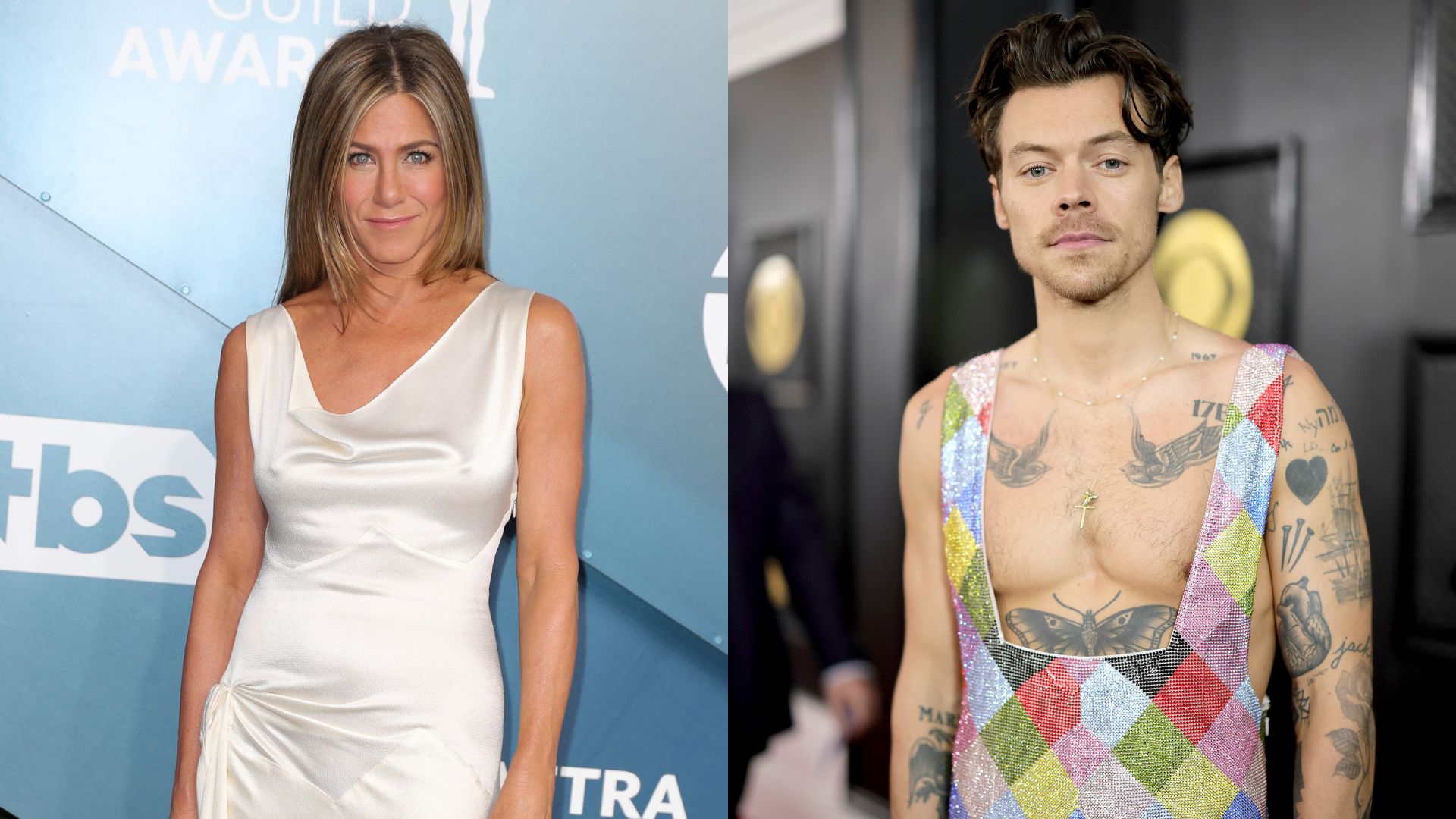 Jennifer Aniston e Harry Styles estariam flertando através de mensagens após acidente hilário em show, diz jornal
