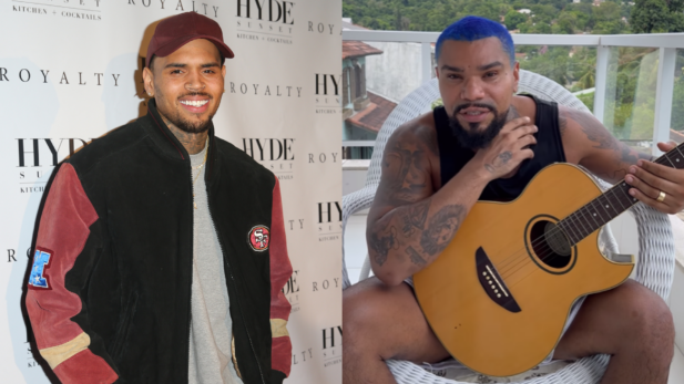 Chris Brown reage a meme com Naldo nas redes, e funkeiro celebra: “O homem comentou!”