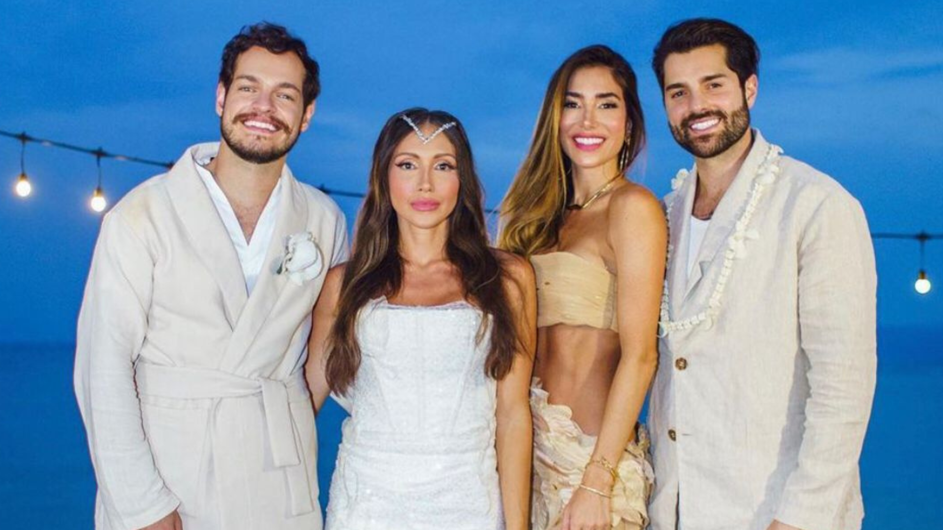 Romana Novais rebate críticas sobre look no casamento do cunhado: ‘Quem escolheu foi a própria noiva’