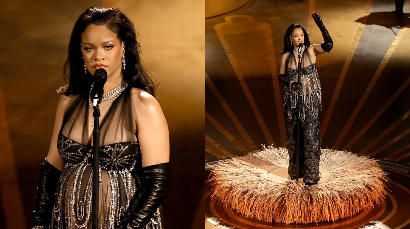 Oscar 2023: Rihanna ARRASA nos vocais em performance emocionante de ‘Lift Me Up’, trilha de ‘Pantera Negra’; assista