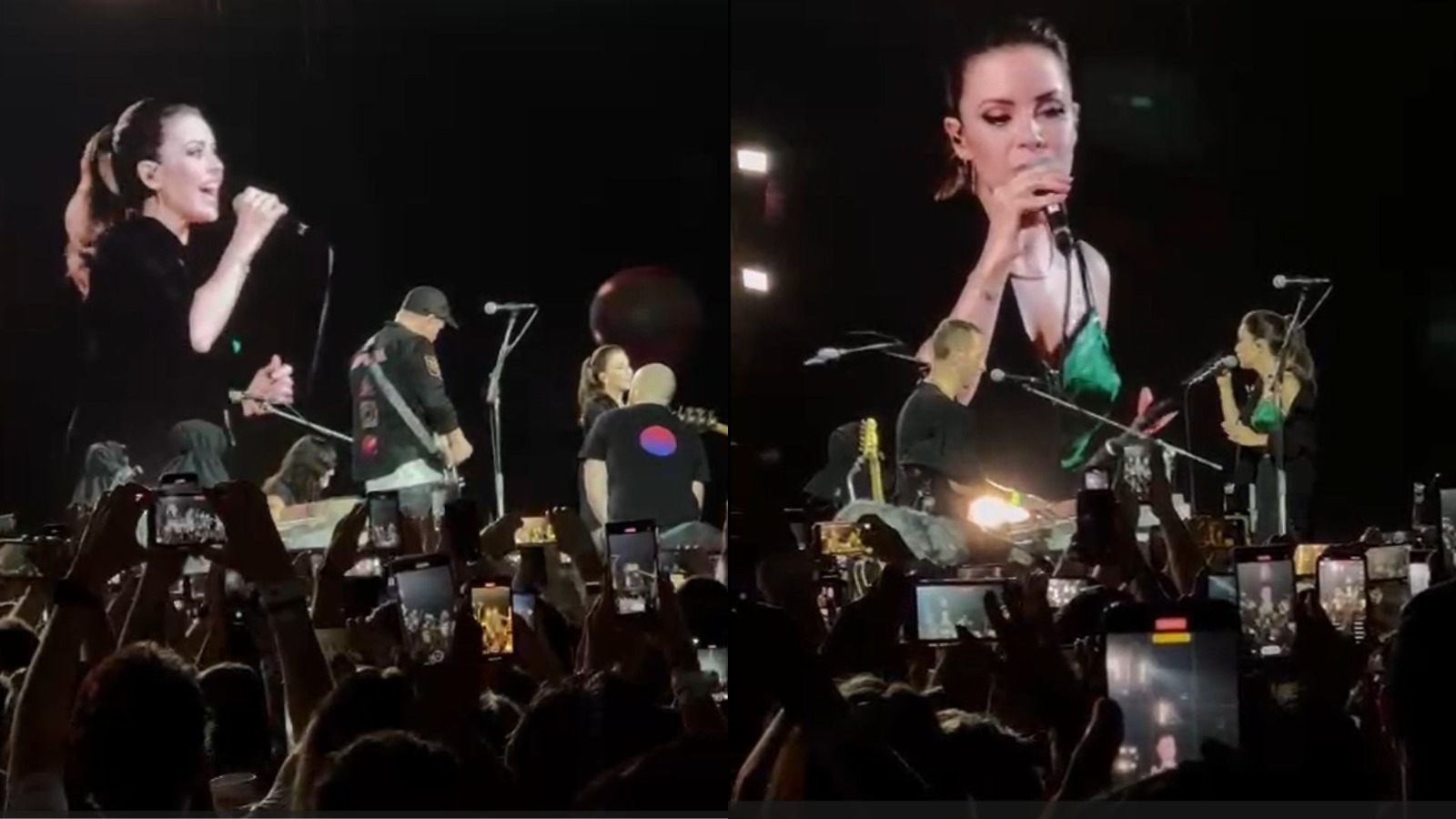 OMG! De surpresa, Sandy arrasa cantando “Magic” e “Turu Turu” com Coldplay em show de São Paulo; assista!