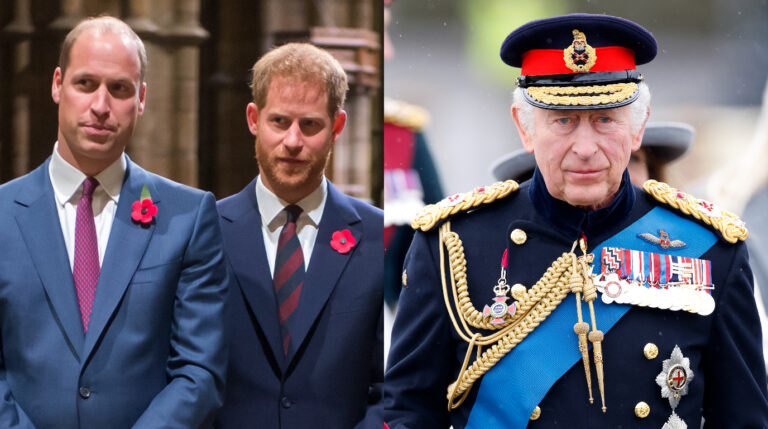 Harry, William e Charles