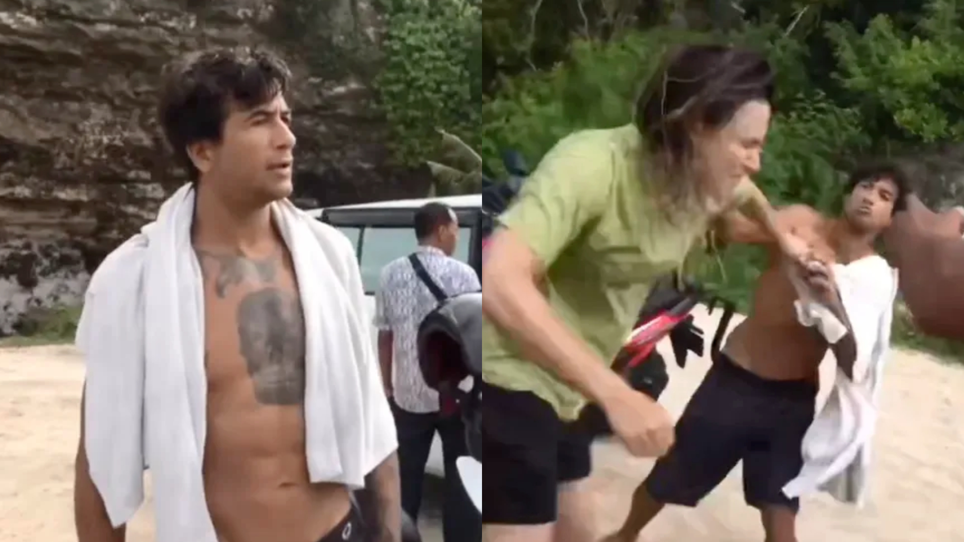Globo mostra novos vídeos de surfista batendo em mulher: ‘Você é igual homem’; Ex-namorada dele revela agressões