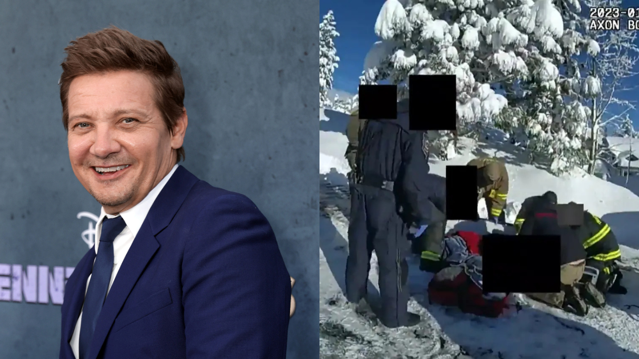 Vídeo mostra resgate tenso de Jeremy Renner após grave acidente na neve; veja