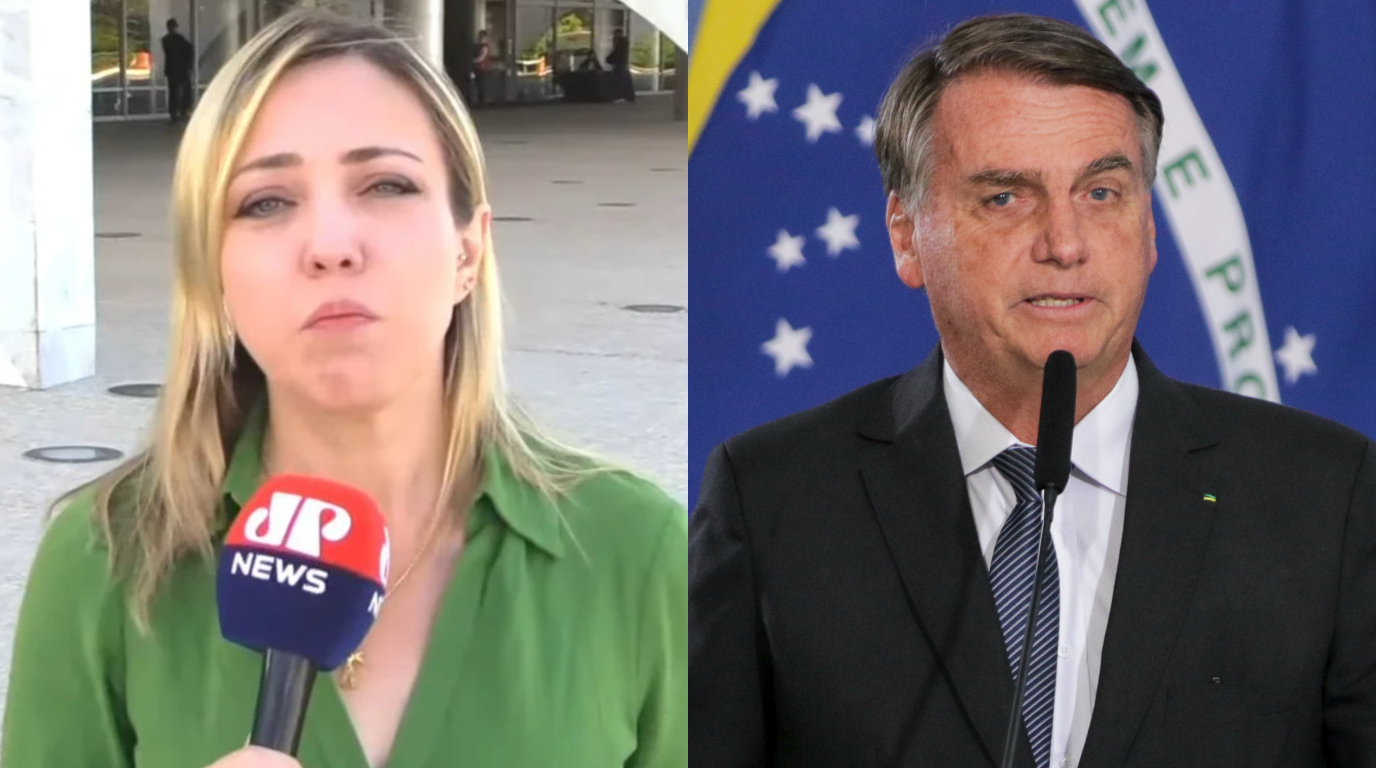 Repórter da Jovem Pan nega choro em reportagem sobre Jair Bolsonaro e explica semblante abalado