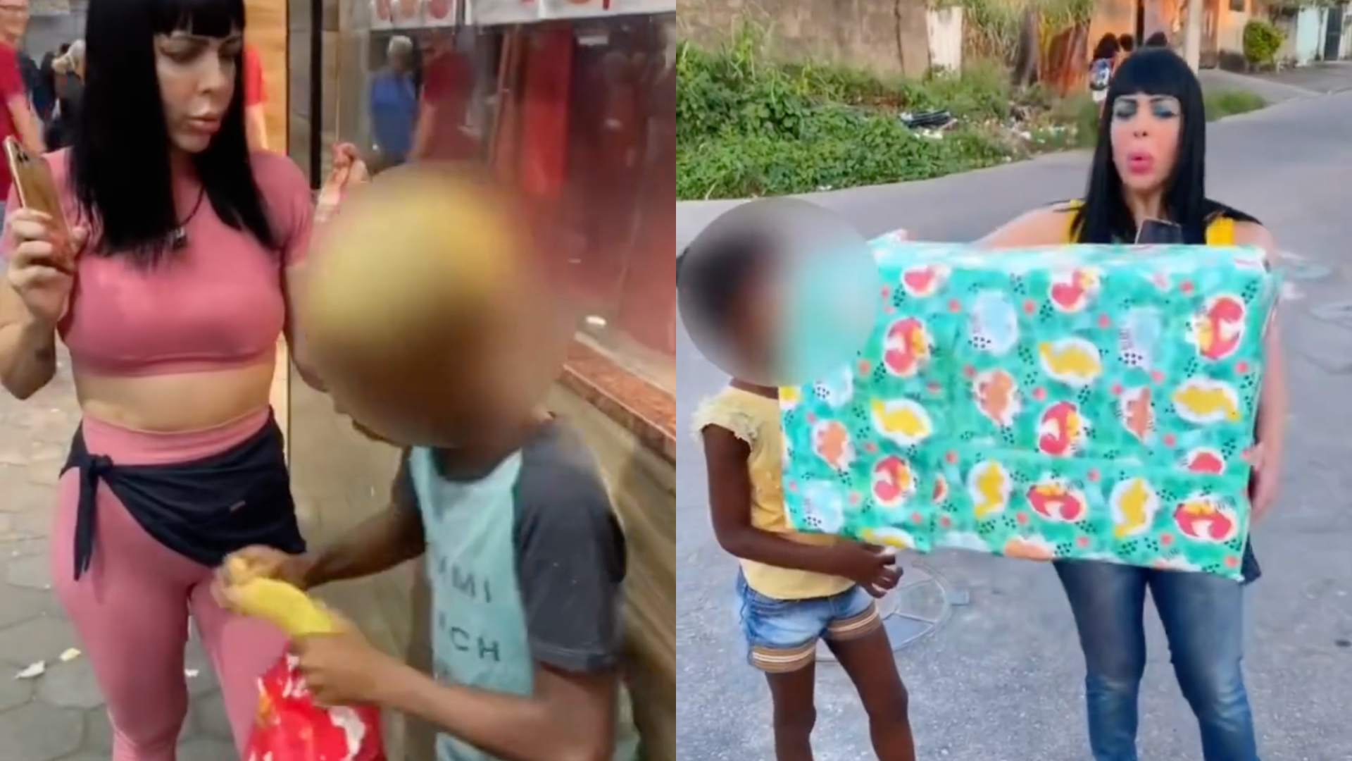 Tiktokers causam revolta com vídeo em que entregam banana e macaco de pelúcia para crianças negras