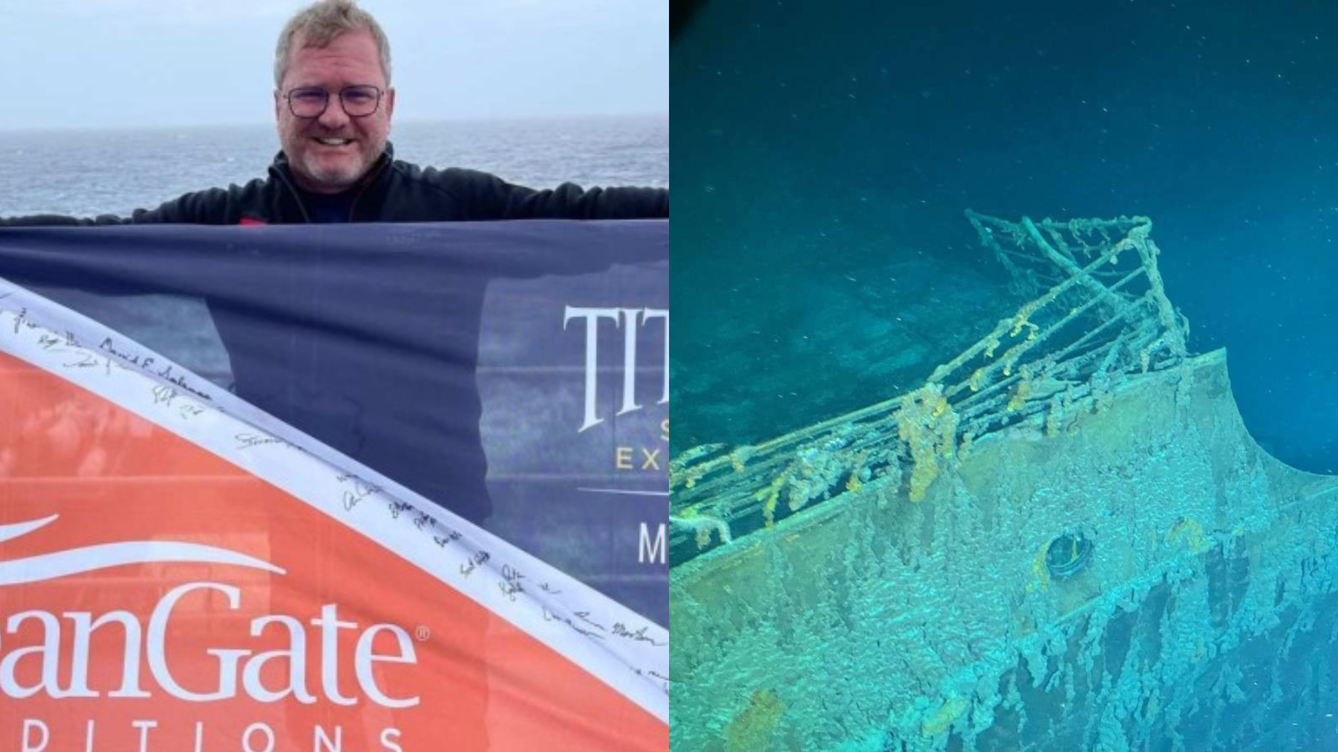 Alemão compartilha fotos do Titanic em viagem feita no Titan, e detalha experiência: ‘Muito desconfortável’