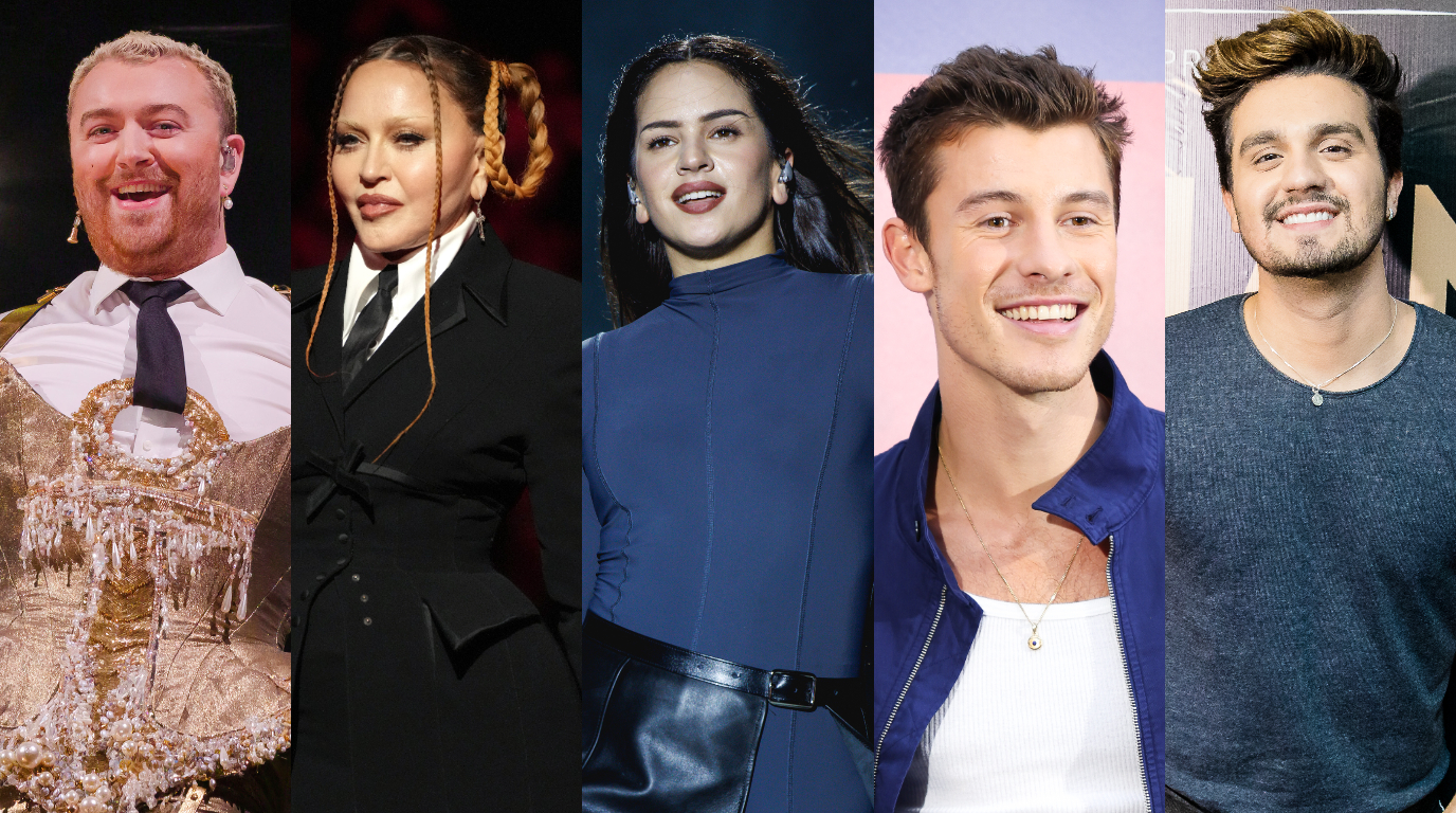 Lançamentos de Sexta: Feat de Sam Smith e Madonna, e novos hits de Rosalía, Shawn Mendes e Luan Santana são destaques; confira!