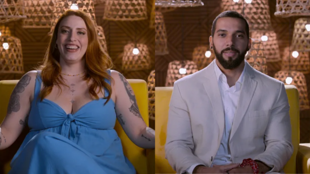 Bianca e Jarbas, o "casal perfeito" de "Casamento às Cegas Brasil" (Foto: Netflix)