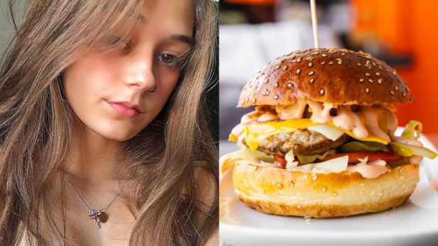 Mulher fica horrorizada após dar mordida em lanche de fast food: “Meu estômago inteiro revirou”; veja foto