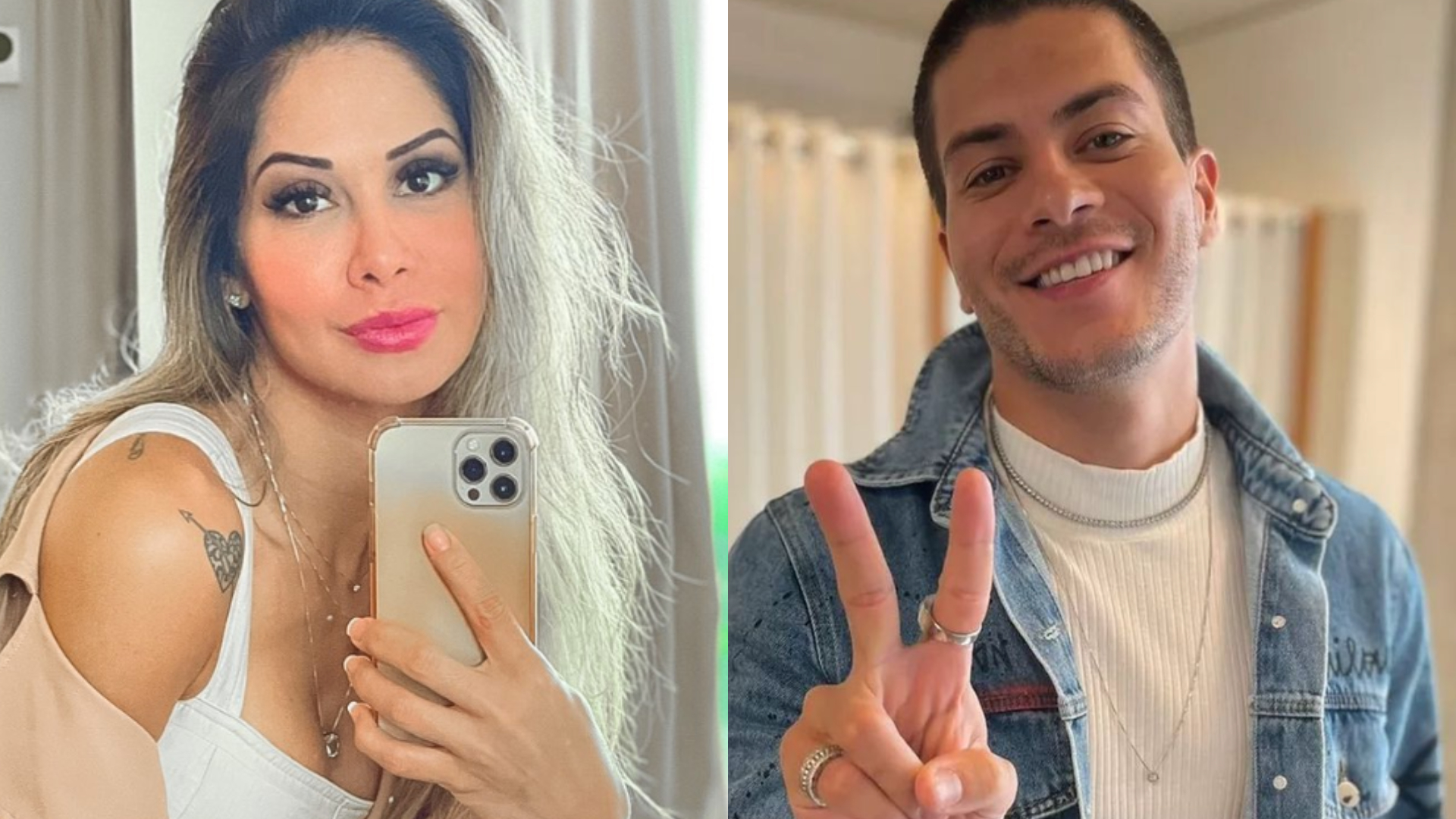 Maíra Cardi é associada ao ex-marido Arthur Aguiar em site de