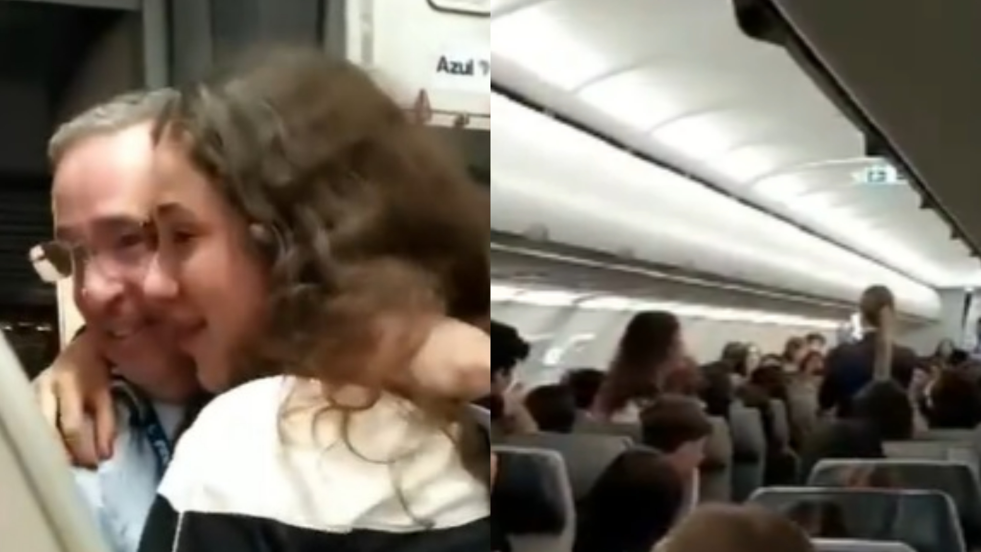 Piloto de avião surpreende filha em voo de viagem de formatura, e vídeo viraliza: “Emocionante”; assista