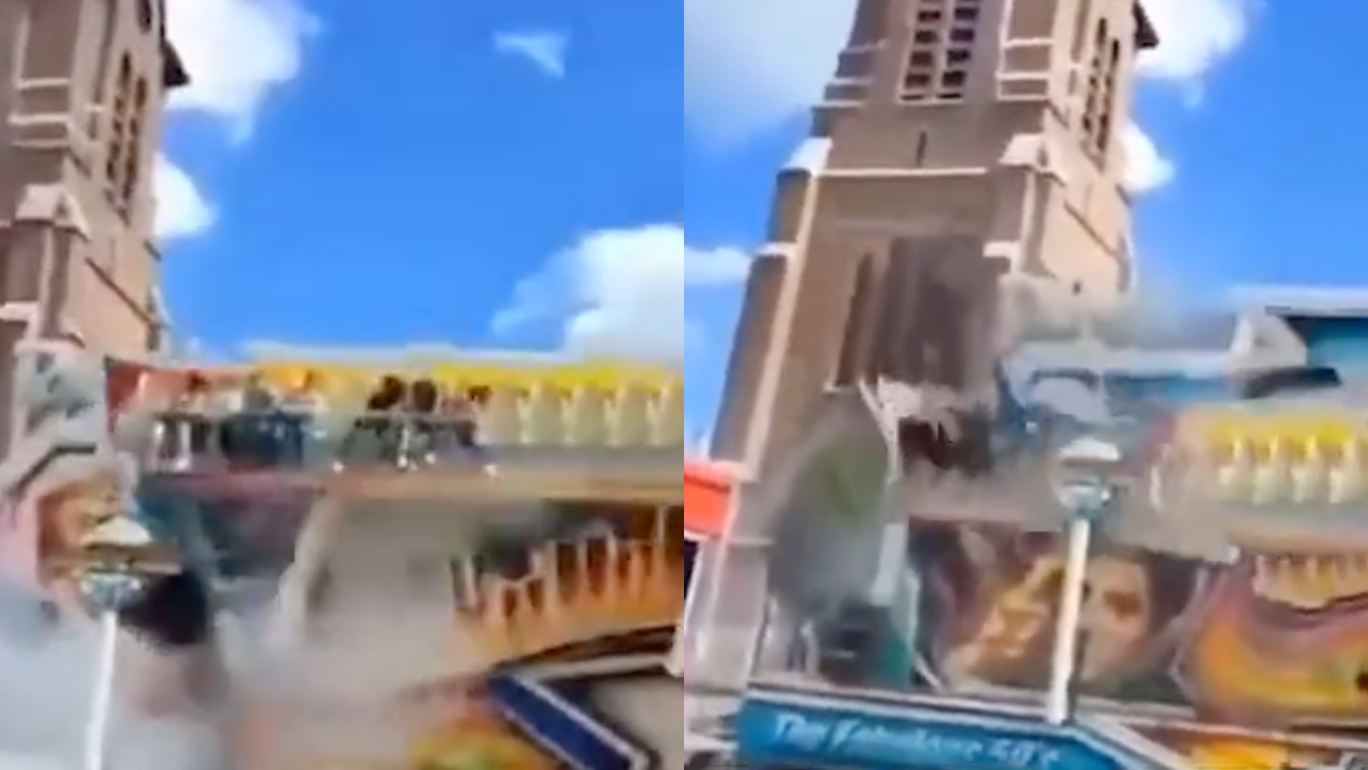 Vídeo: Brinquedo quebra e arremessa sete pessoas em parque de diversões na Bélgica