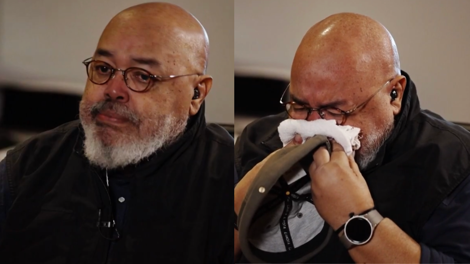 Jorge Aragão chora ao mostrar novo visual no Fantástico em tratamento contra câncer: ‘Esse sou eu’; assista