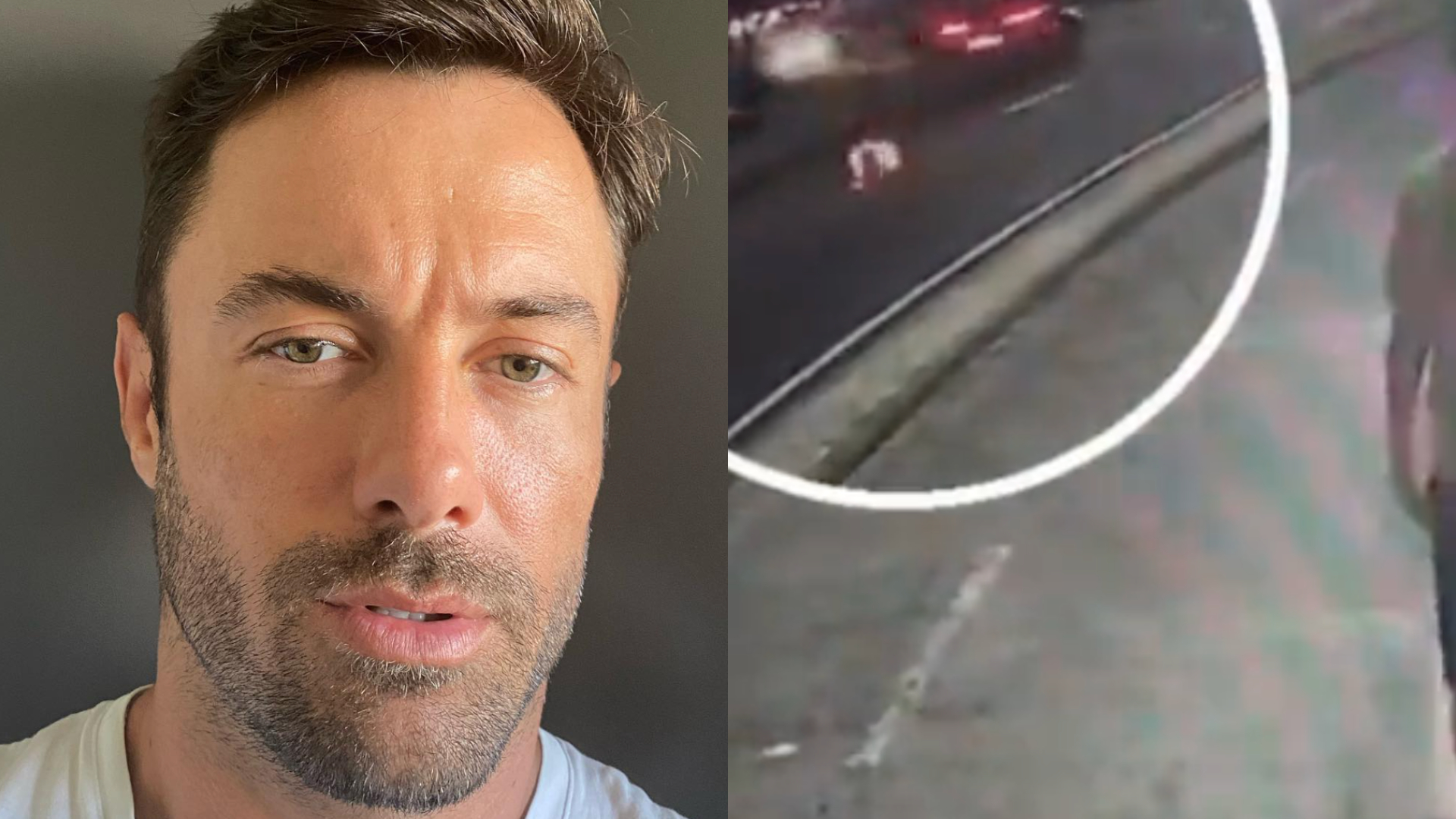 Vídeo: Kayky Brito quase foi atingido por outro carro antes de acidente