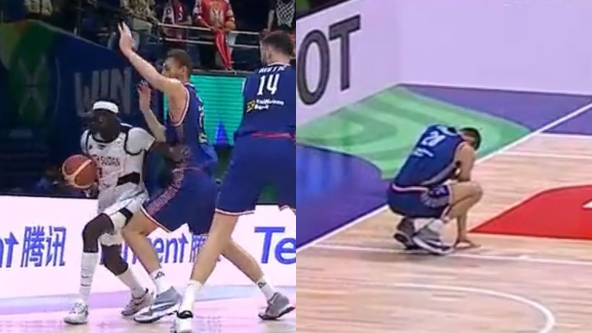Vídeo: Jogador da Sérvia perde rim após sofrer cotovelada na Copa do Mundo de basquete