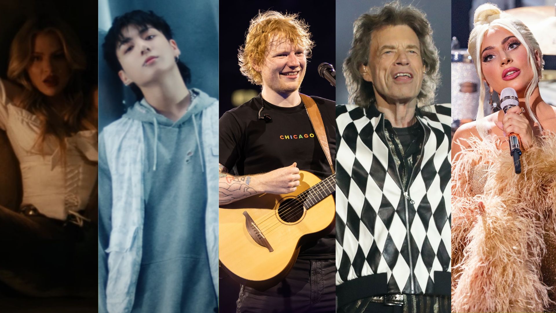 Lançamentos de Sexta: Novidades de Luísa Sonza, Jungkook, Ed Sheeran e Rolling Stones com Lady Gaga são destaques; confira!