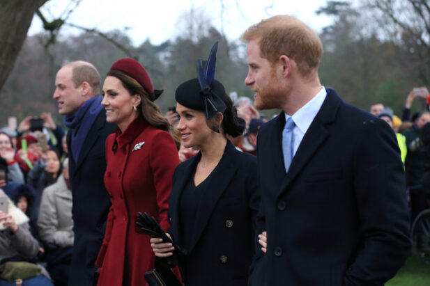 William, Kate Middleton, Meghan Markle e Harry
