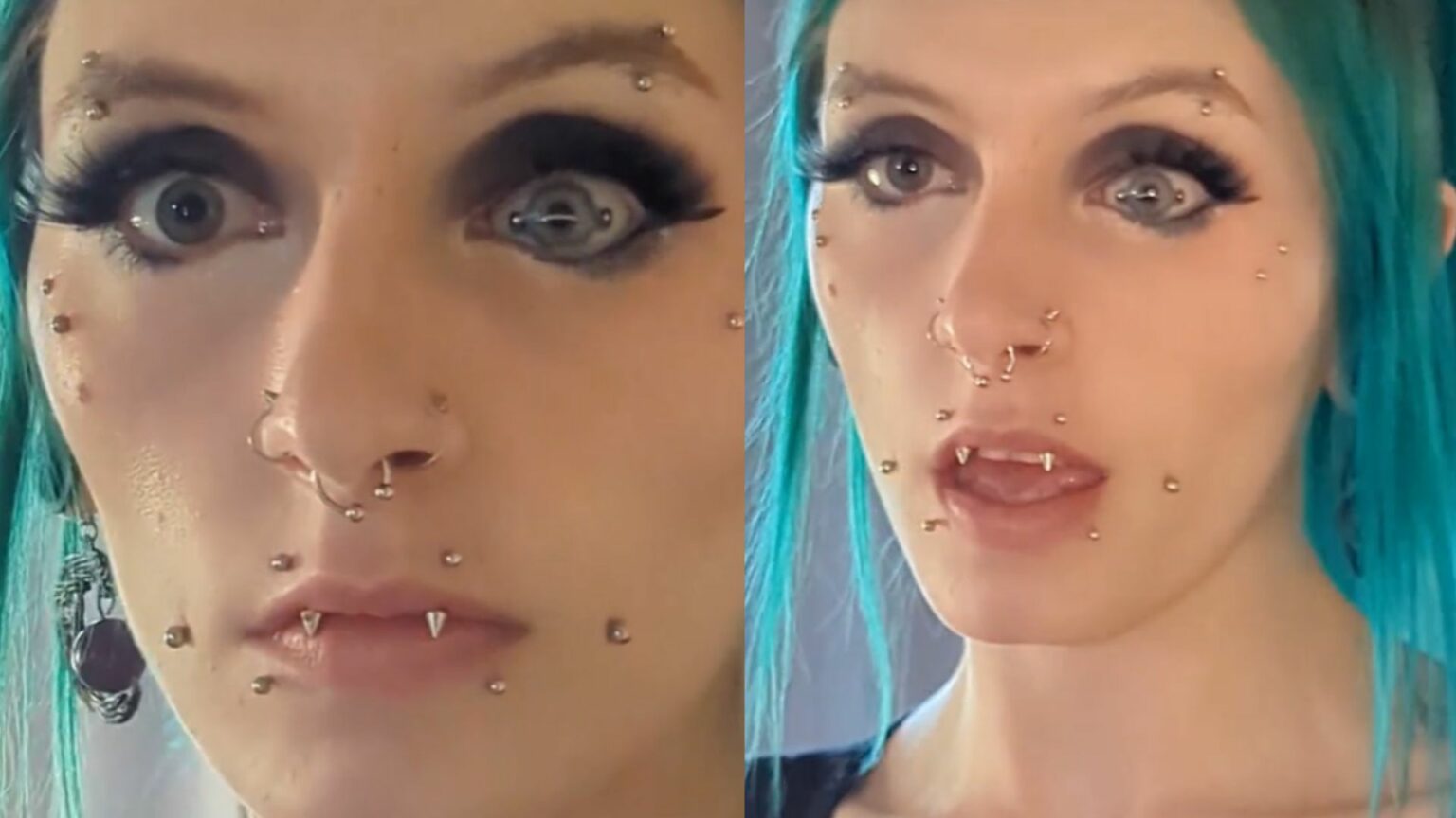 Mulher Viraliza Na Web Ao Mostrar Piercing No Olho Passou Dos Limites