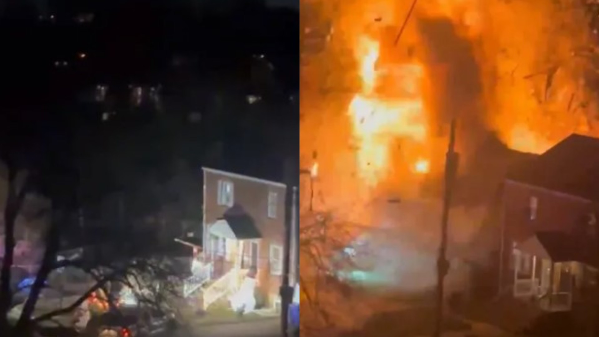 Casa explode enquanto policiais tentavam cumprir mandado de busca nos EUA, e vídeo impressiona; assista