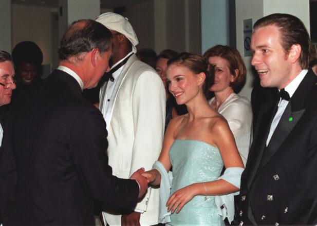 Natalie Portman e rei Charles
