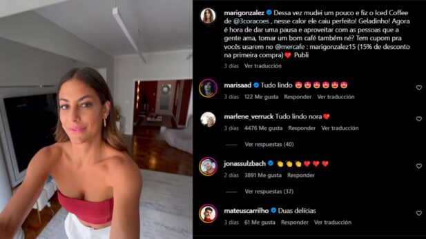 Mari Gonzalez recebe comentário de Jonas e da mãe dele no Instagram