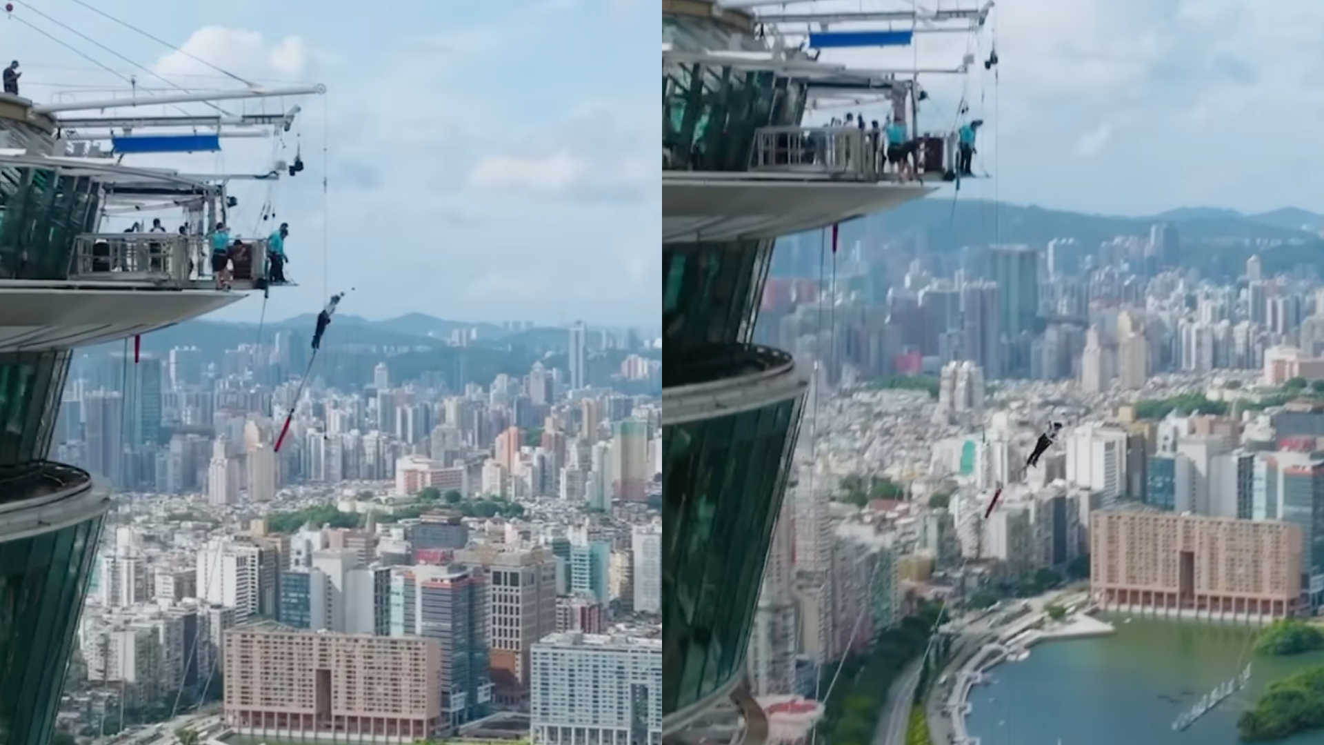 Turista morre após saltar de 2º bungee jump mais alto do mundo, na China