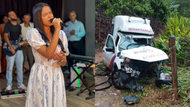 Cantora gospel Aclécia Silva morre aos 18 anos em acidente com ambulância, na Bahia