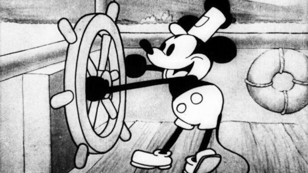 Primeira versão de Mickey Mouse, em 