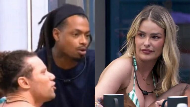 Yasmin Brunet é alvo de machismo de Maycon e Luigi no "BBB 24"