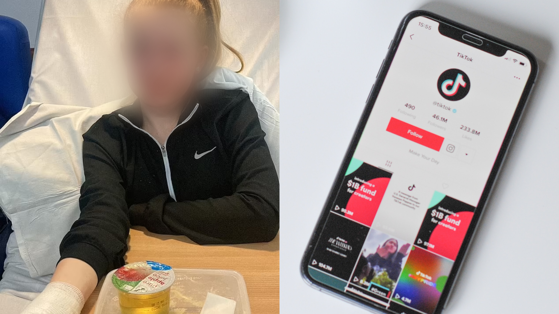 A 13-year-old girl almost lost her sight after following skin care tips she saw on TikTok